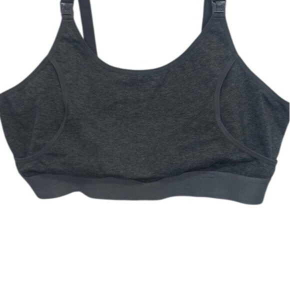 Nursing Bra Clip-Down Straps Hook Closure Size XXL Gray Breastfeeding - Picture 4 of 8